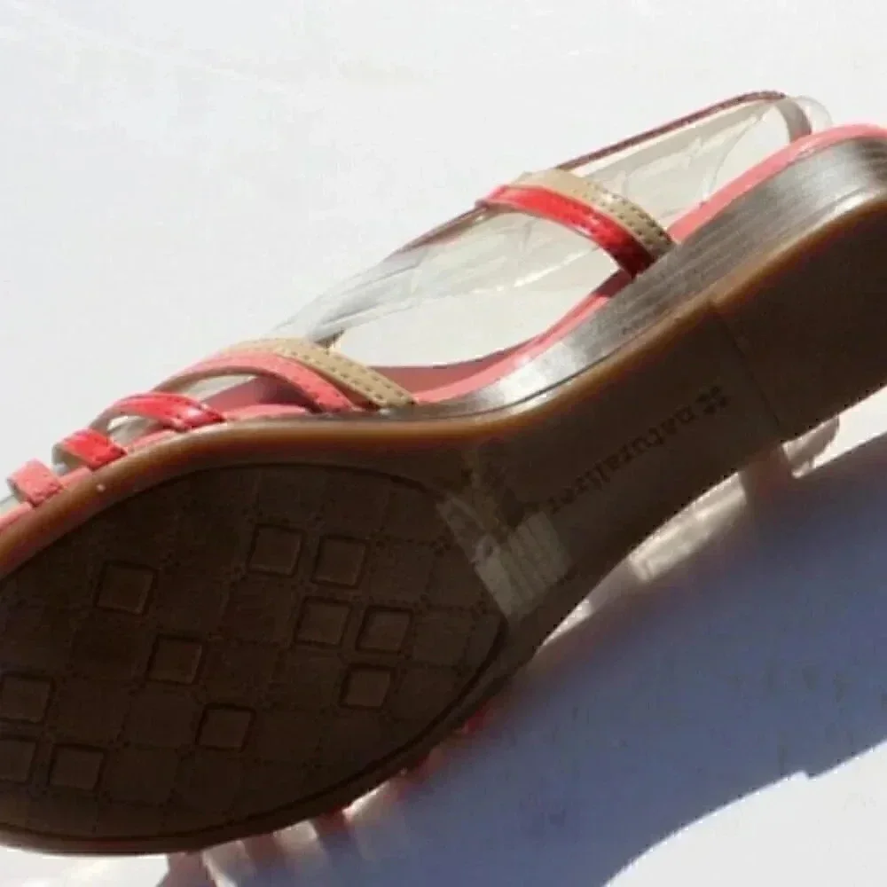 Women's NATURALIZER N5 COMFORT Joany CLASSIC Open Toe Strap Heels SHOES 7 1/2W